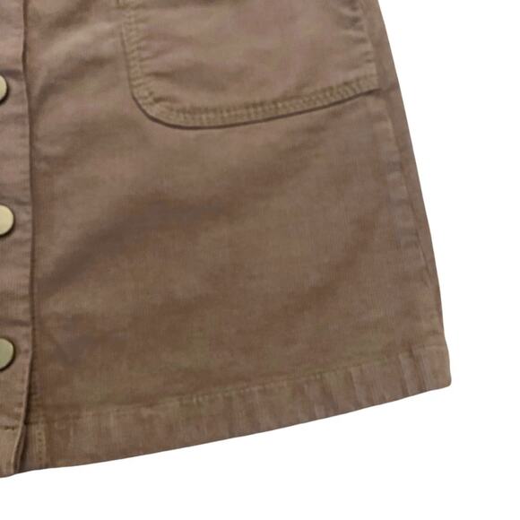 Tory Burch Beige Brown Tan Lucitano Skirt Corduroy Size 8 Short Mini - Picture 4 of 9